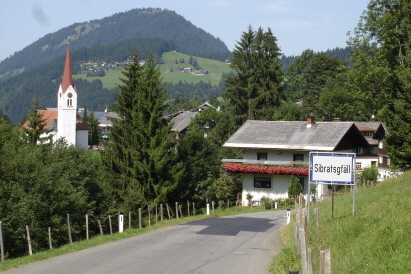 Kirche und Dorf Sibratsgfäll